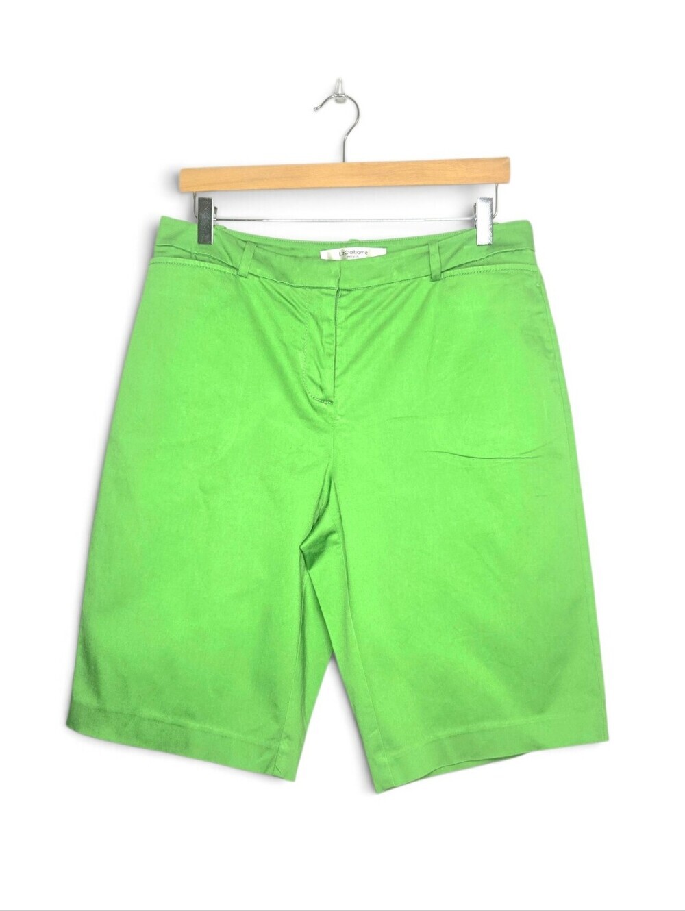 Liz Claiborne Jackie, bermuda shorts. Green, Size 10